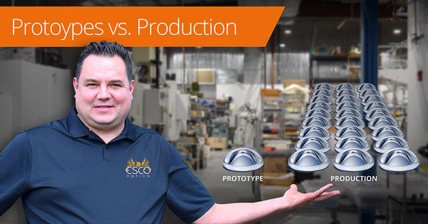 Prototype optics vs. production optics – Esco Optics, Inc.