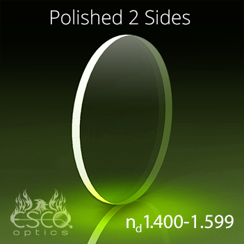 Witness Sample, CaF2, UV Fused Silica, S-FPL53, S-FPL51, S-BSL7, S-BAL35, KG2, KG5, S-BSL7