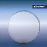 Sapphire Windows, Circular (Random Orientation)