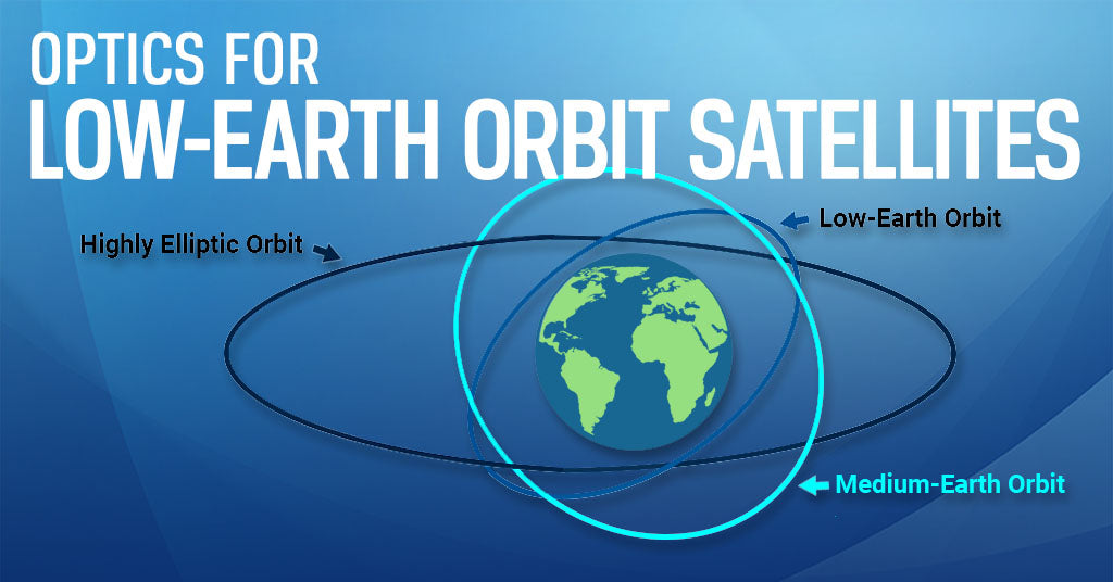 Optics in low earth orbit satellites