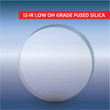 Commercial Quality Windows, Circular, I2-IR Low OH Grade Fused Silica