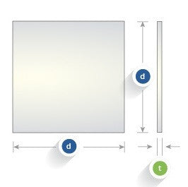 Commercial Quality Windows, Square, N-BK7 Optical Glass* – Esco Optics